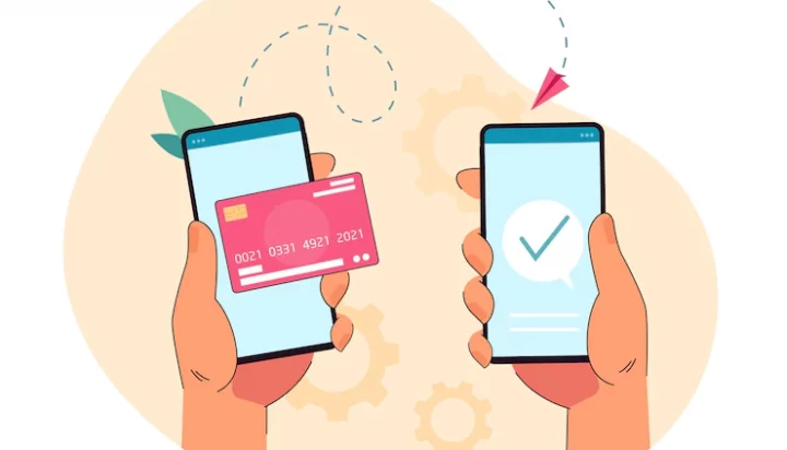 hand-holding-phone-with-digital-wallet-service-sending-money-payment-transaction-transfer-through-mobile-app-flat-illustration_74855-20589